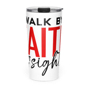 Tapered stainless steel tumbler